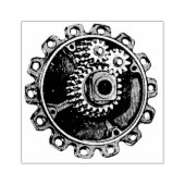 ヴィンテージ機械式ギアラバーアートスタンプ ラバースタンプ (インプリント)