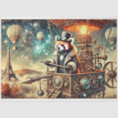 ヴィンテージ機械式レッドパンダボヤージュデクページ 薄葉紙 (正面)