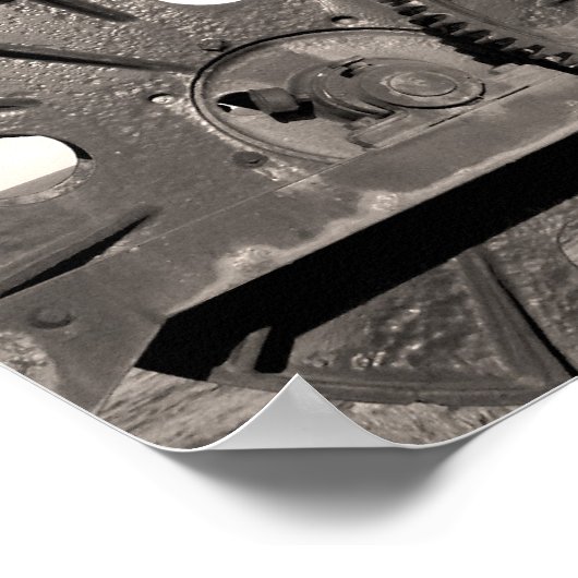 ヴィンテージ機械 ポスター (角)