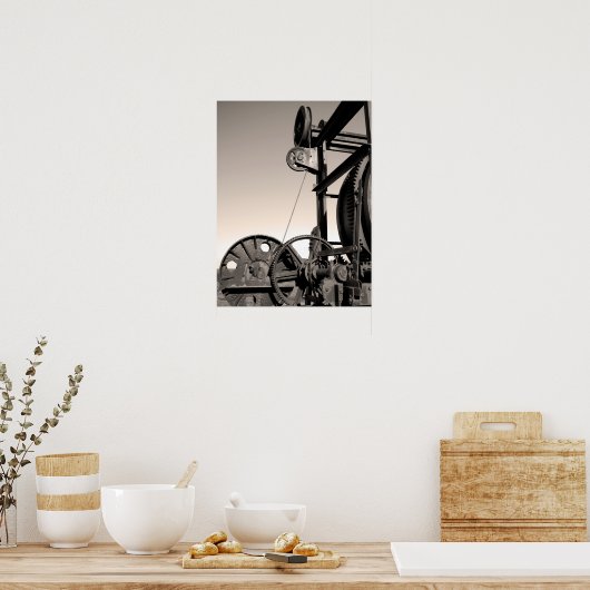 ヴィンテージ機械 ポスター (キッチン)