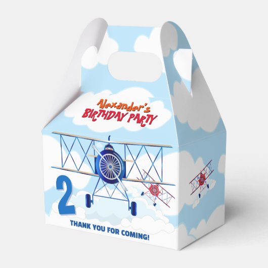 ヴィンテージ機空軍誕生日会 フェイバーボックス (正面サイド)