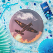 ヴィンテージ機美しい空 ペーパープレート (パーティー)