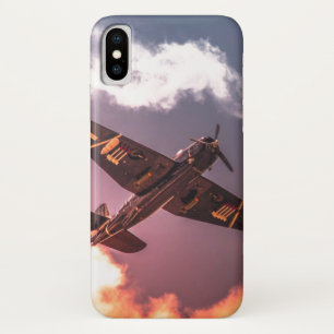 ヴィンテージ機美しい空 iPhone X ケース