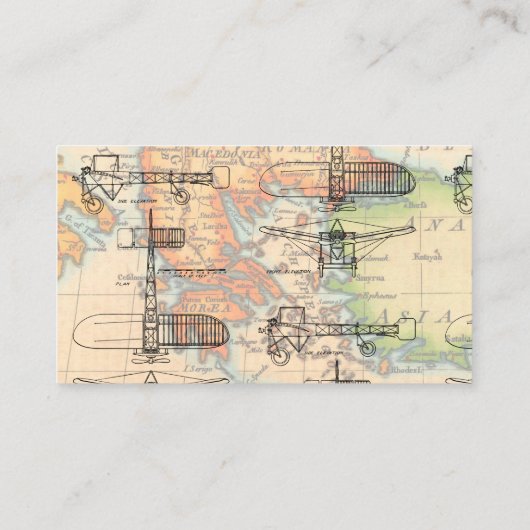 ヴィンテージ機表示シャワー招待状インサート エンクロージャーカード (裏面)