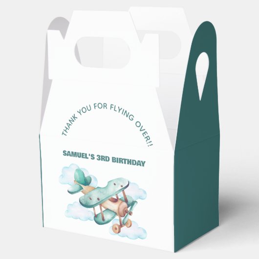 ヴィンテージ機誕生日パーティー フェイバーボックス (オープン)