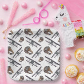 ヴィンテージ機誕生日パーティー ペーパープレート (パーティー)