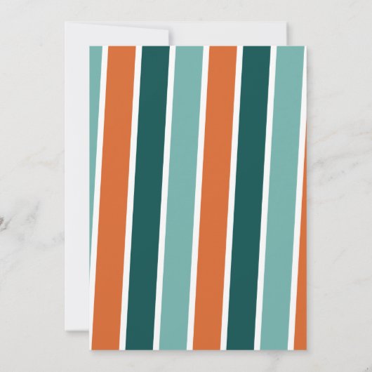 ヴィンテージ機誕生日パーティー/飛行機パーティー 招待状 (裏面)