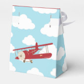 ヴィンテージ機貸与箱(赤飛行機) フェイバーボックス (裏面サイド)