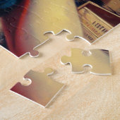 ヴィンテージ機軸ピン留め ジグソーパズル (側面)