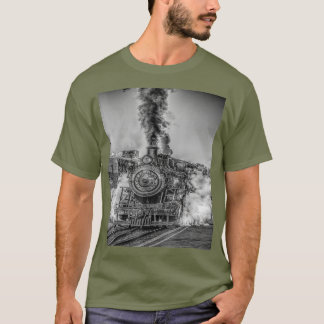 ヴィンテージ機関車の排煙走行 Tシャツ