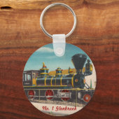 ヴィンテージ機関車キーチェーン キーホルダー (正面)