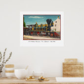 ヴィンテージ機関車ポスター ポスター (キッチン)