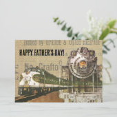 ヴィンテージ機関車蒸気機関蒸気機関蒸気機関車庫 カード (スタンド正面)