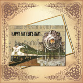 ヴィンテージ機関車蒸気機関蒸気機関蒸気機関車庫 カード