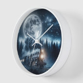 ヴィンテージ機関車 壁時計 (傾斜)