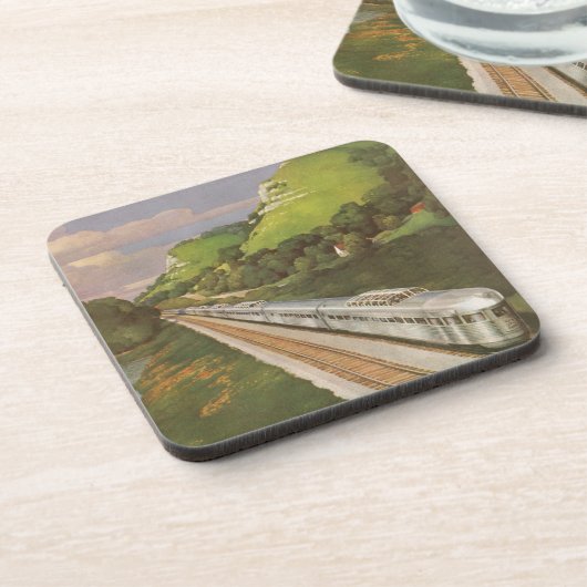 ヴィンテージ機関車inカントリー，列車による休暇 コースター (左側)