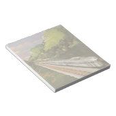 ヴィンテージ機関車inカントリー,列車による休暇 ノートパッド (アングル)