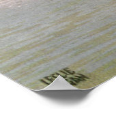 ヴィンテージ機関車inカントリー，列車による休暇 ポスター (角)