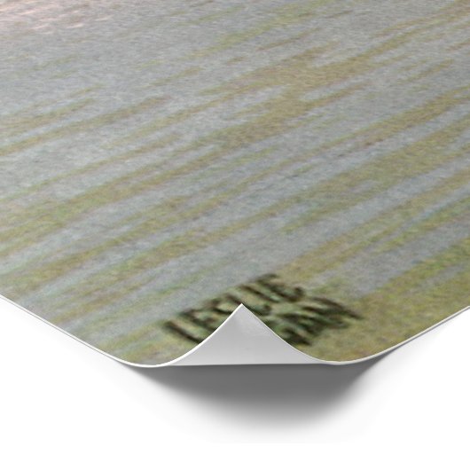 ヴィンテージ機関車inカントリー，列車による休暇 ポスター (角)