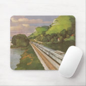 ヴィンテージ機関車inカントリー，列車による休暇 マウスパッド (マウス)