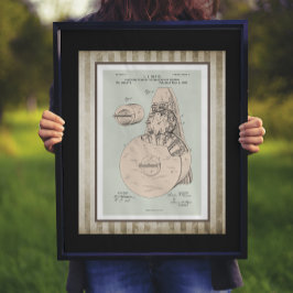 ヴィンテージ機関銃フィーダー特許 ポスター