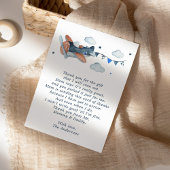 ヴィンテージ機雲赤ちゃんシャワーサンキューカード サンキューカード