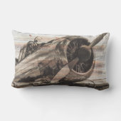 ヴィンテージ機 ランバークッション (裏面)