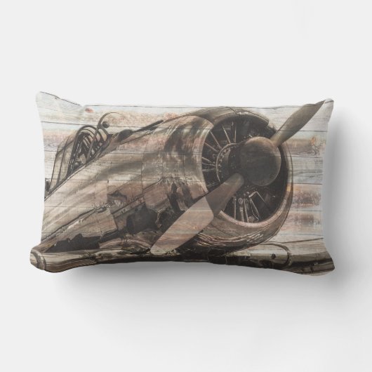 ヴィンテージ機 ランバークッション (正面)