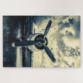 ヴィンテージ機。空の叫び ジグソーパズル (横)