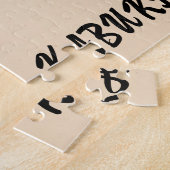 ヴィンテージ歌舞伎おもしろい美学日本のカスタム ジグソーパズル (側面)