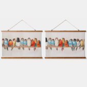 ヴィンテージ止まり 吊り下げ型タペストリー (ダブル)