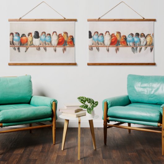 ヴィンテージ止まり 吊り下げ型タペストリー (リビング)