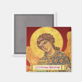 ヴィンテージ正統派イコン、エンジェル・ガブリエル マグネット (正面/裏面)