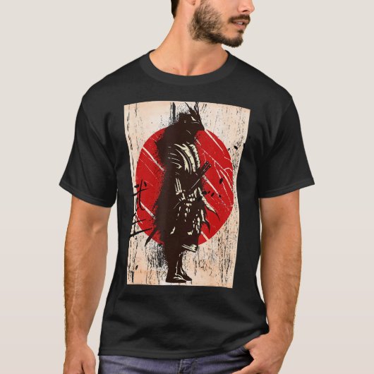 ヴィンテージ武士道憲章日本のswor tシャツ (正面)
