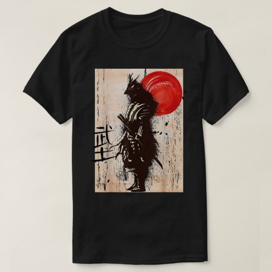ヴィンテージ武士道憲章日本のswor tシャツ (デザイン正面)