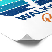 ヴィンテージ歩くは最高のセラピー引用文 ポスター (角)