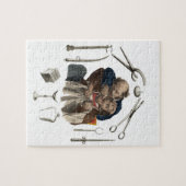 ヴィンテージ歯医者の贈り物 ジグソーパズル (横)