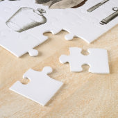 ヴィンテージ歯医者の贈り物 ジグソーパズル (側面)