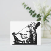 ヴィンテージ歯医者の贈り物 ポストカード (スタンド正面)