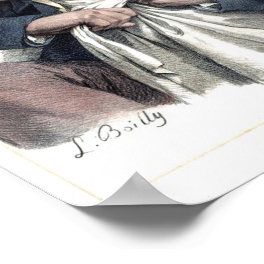 ヴィンテージ歯歯抜歯 ポスター (角)