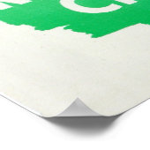 ヴィンテージ歯科の生フルーツのクリーン歯健康ロバ ポスター (角)