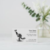 ヴィンテージ歯科用椅子歯科テンプレート 名刺 (スタンド正面)