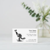 ヴィンテージ歯科用椅子歯科医 予約カード (スタンド正面)