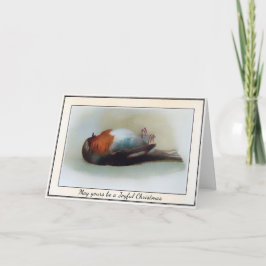 ヴィンテージ死んだバードクリスマス シーズンカード