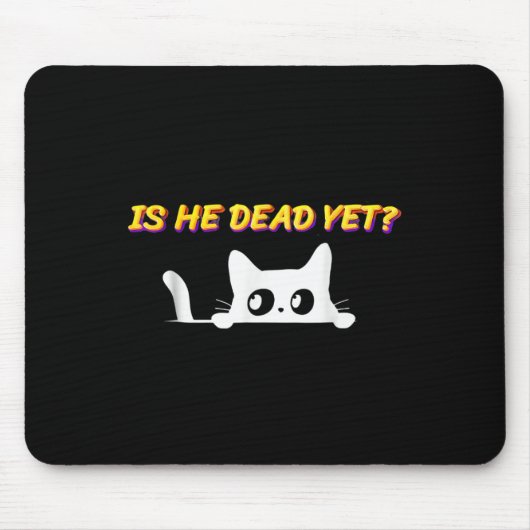 ヴィンテージ死んだ猫 マウスパッド (正面)