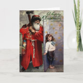 ヴィンテージ殺人型サンタクリスマスカード シーズンカード (正面)