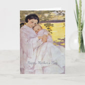 ヴィンテージ母とベビー母の日カード シーズンカード (正面)