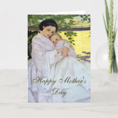 ヴィンテージ母とベビー カード (正面)