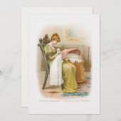ヴィンテージ母とベビー シーズンカード (正面/裏面)