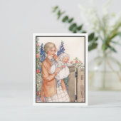 ヴィンテージ母とベビーbyアン・アンダーソン ポストカード (スタンド正面)